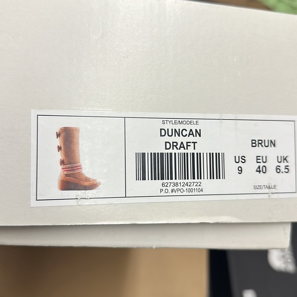 COUGAR DUNCAN DRAFT SUEDE SHEARLING WINTER WATERPROOF BOOTS 9 - Picture 9 of 9